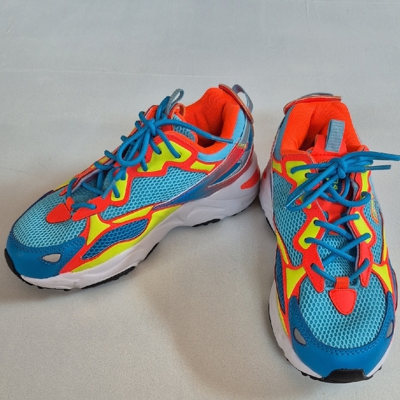 Fila Shoes - HOLIDAY SALE Fila Ray Racer Aqua Fiery Corral Sneakers